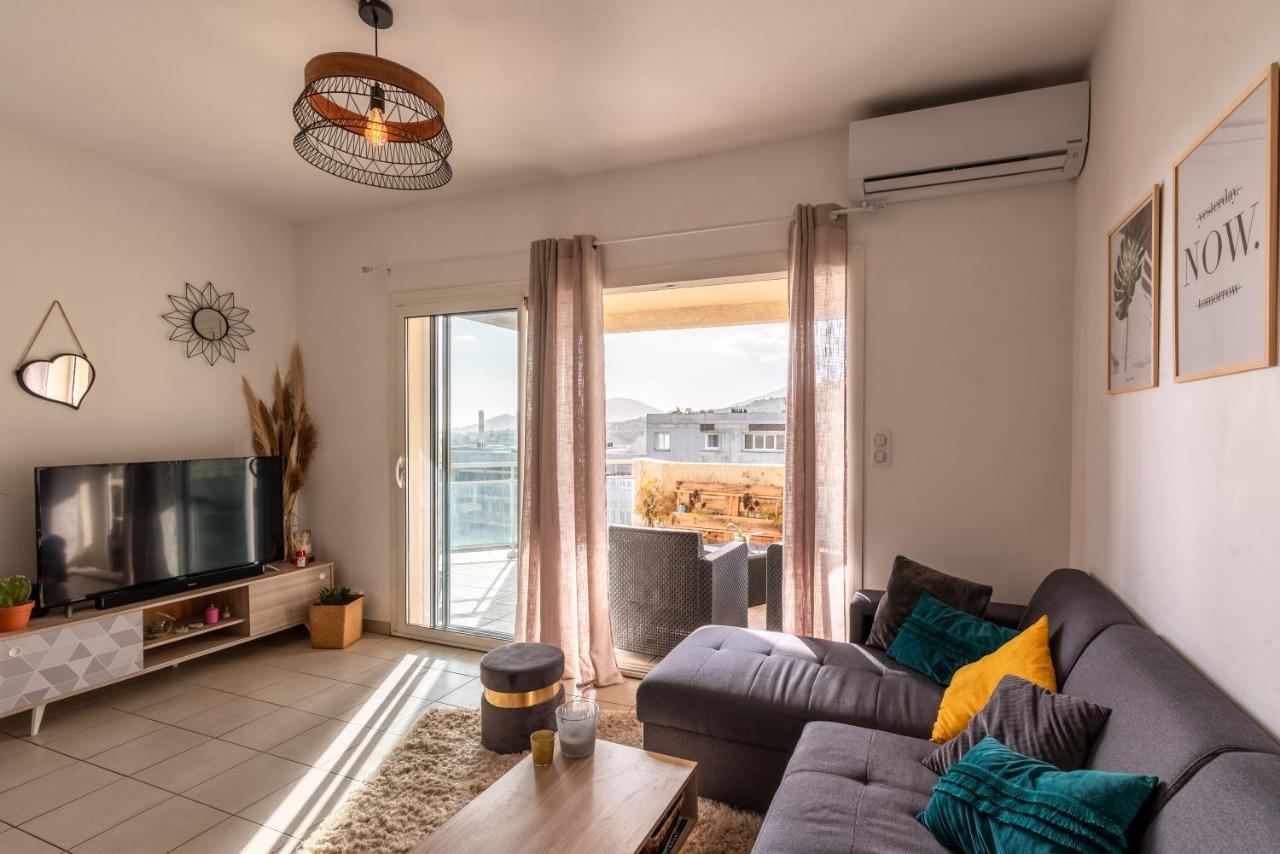 U Nidu - A Ajaccio, Magnifique Appartement 4 Couchages Vue Mer Ajaccio  Exterior foto